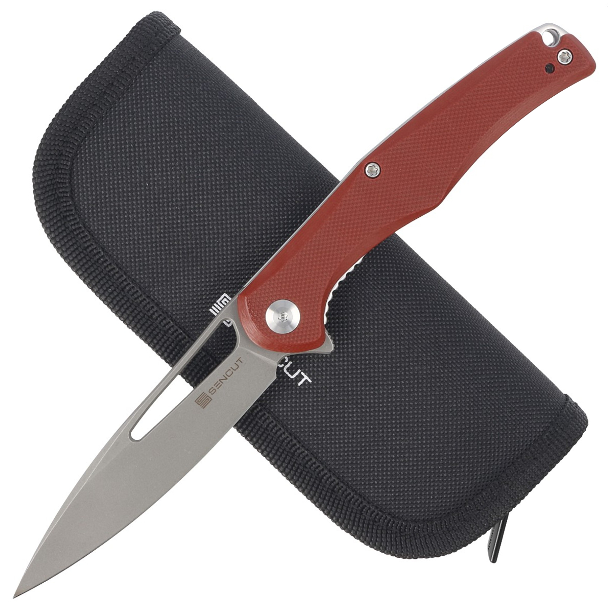 Noz-Sencut-Citius-Burgundy-G10-Gray-Stonewashed-9Cr18MoV