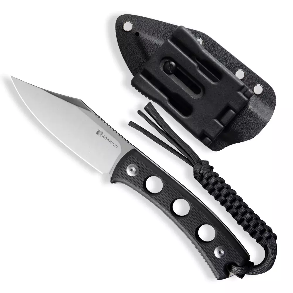 Noz-Sencut-Waxahachie-Black-G10-Satin-9Cr18MoV