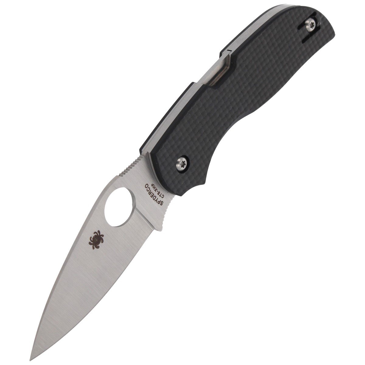Noz-Spyderco-Chaparral-Carbon-Fiber-G-10-Laminate-Plain-C152CFP