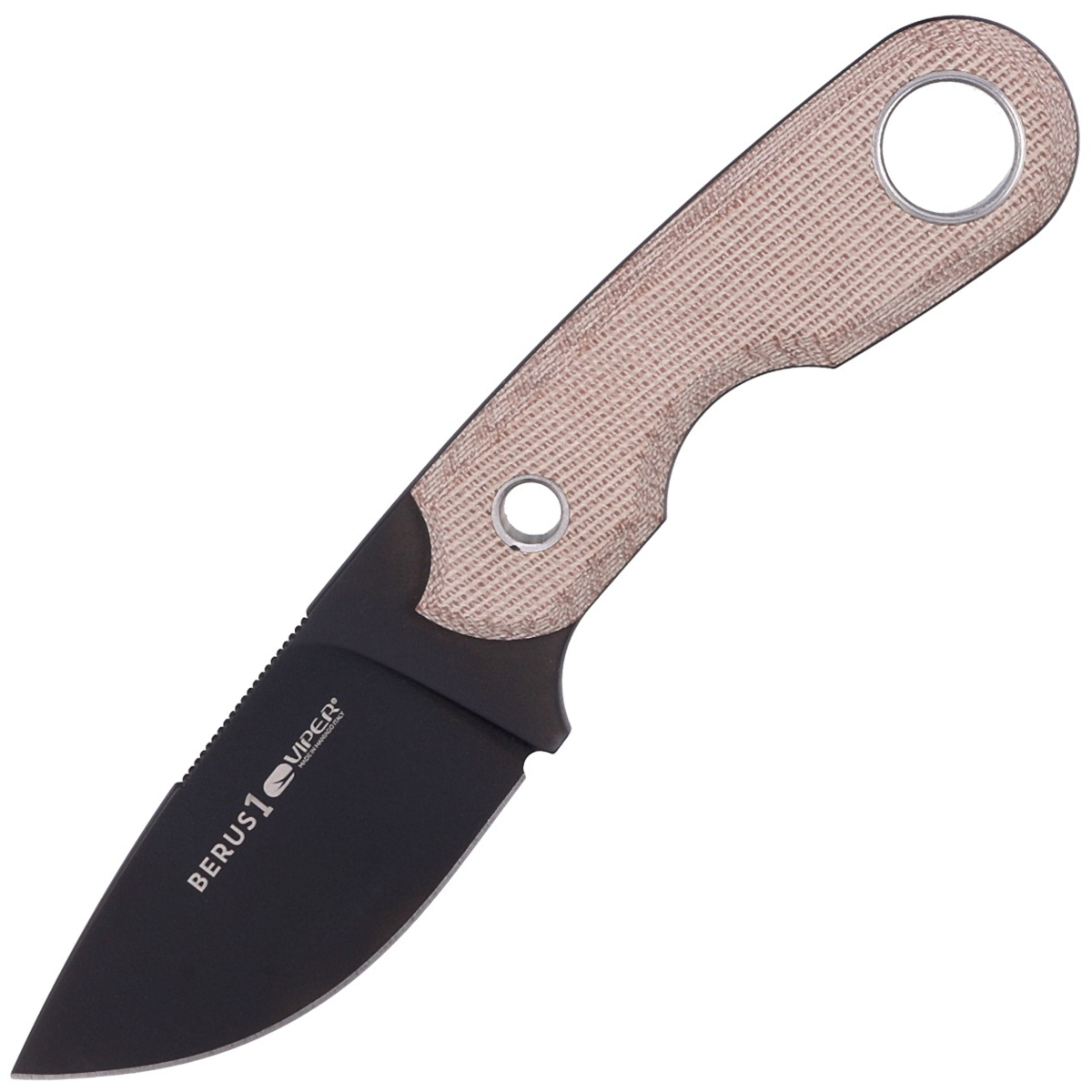 Noz-Viper-Berus-1-Natural-Canvas-Micarta-PVD-by-Rumici