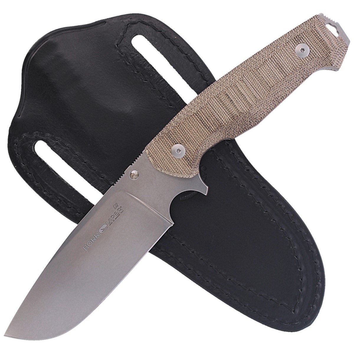 Noz-Viper-Borr-Green-Canvas-Micarta-by-Jesper-Voxnaes-VT4008SWCG-