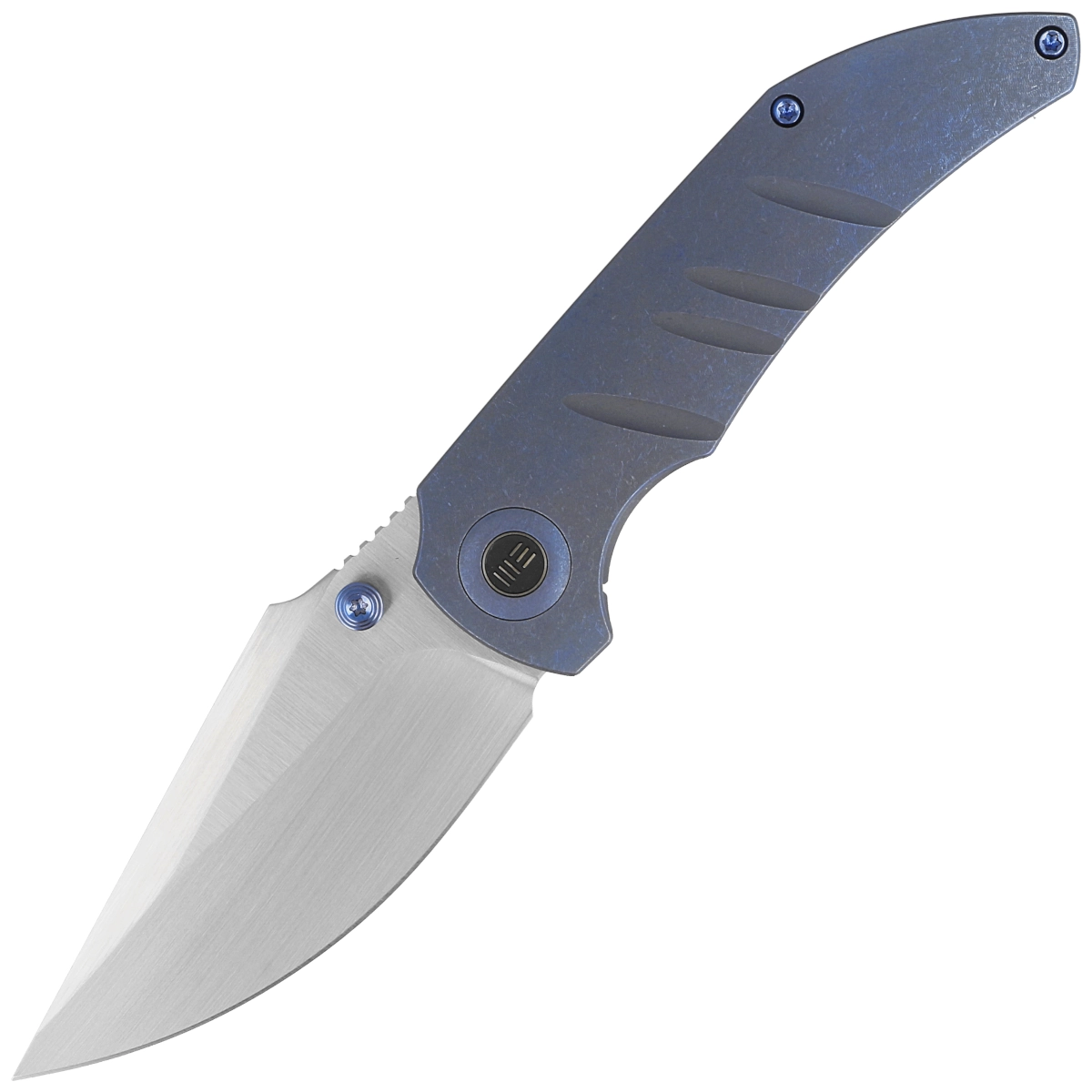 Noz-WE-Knife-Riff-Raff-Blue-Titanium-Hand-Rubbed-Satin-CPM-20CV-by-Matthew-Christensen-WE22020B