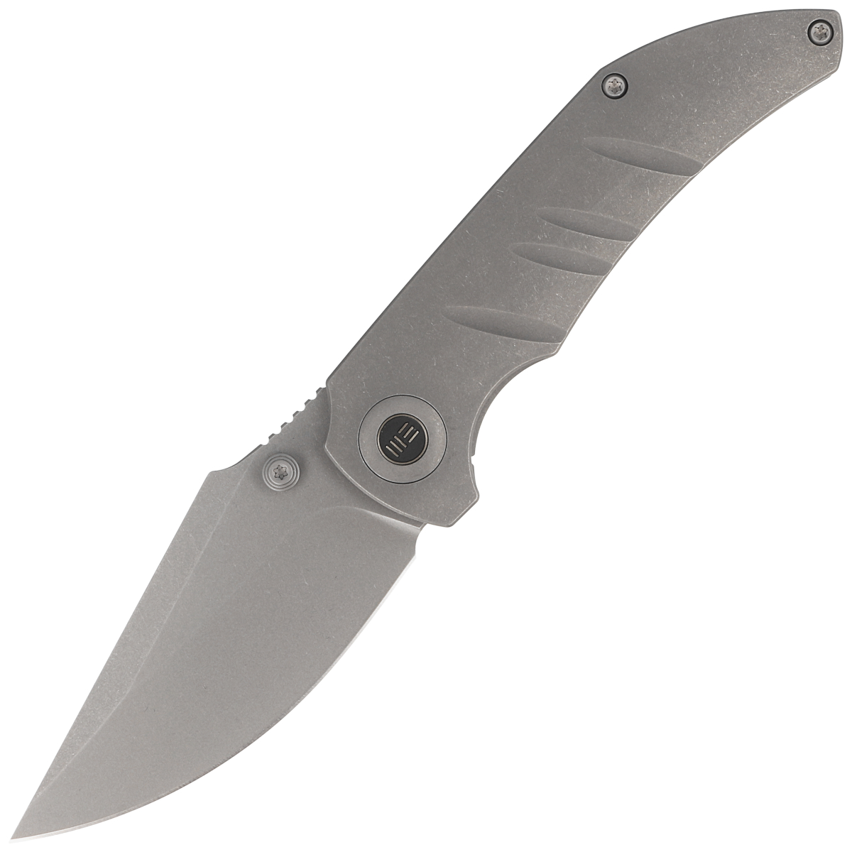 Noz-WE-Knife-Riff-Raff-Gray-Titanium-Gray-Stonewashed-CPM-20CV-by-Matthew-Christensen-WE22020B