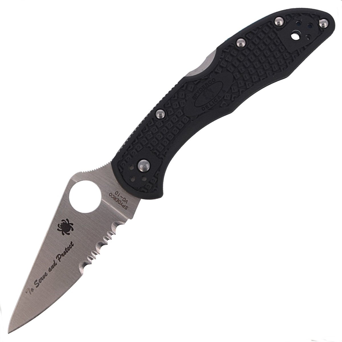 Noz-edc-skladany-Spyderco-Delica-4-Lightweight-Thin-Blue-LineNoz-edc-skladany-Spyderco-Delica-4-Lightweight-Thin-Blue-Line
