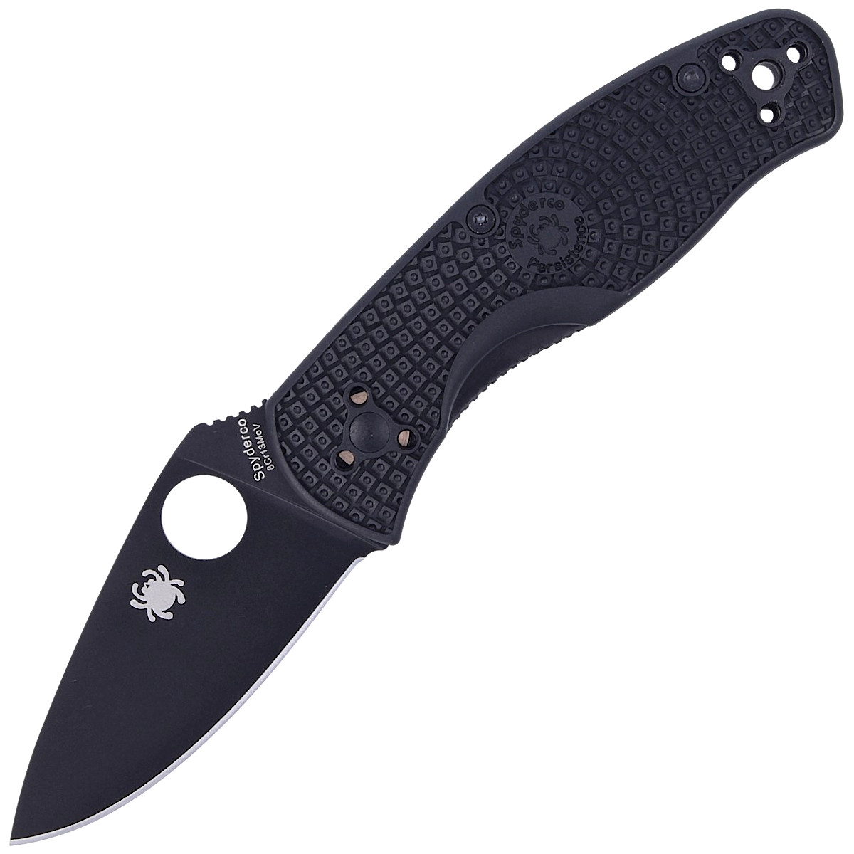 Noz-edc-skladany-Spyderco-Persistence-Lightweight-Black-Blade-Plain