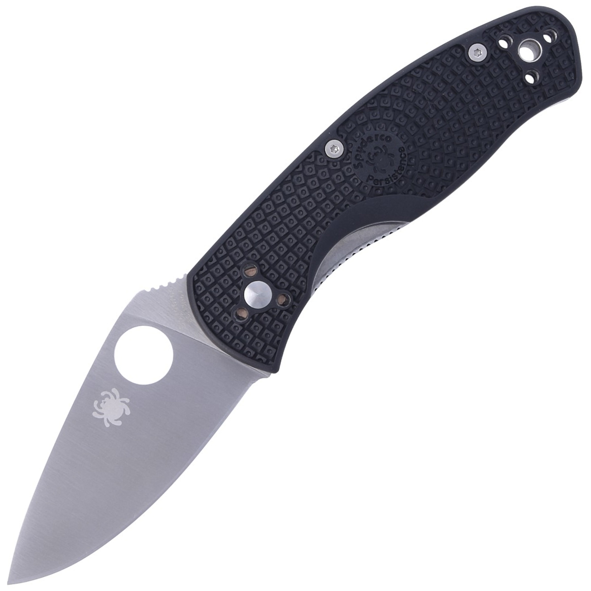 Noz-edc-skladany-Spyderco-Persistence-Lightweight-FRN-Black-Plain