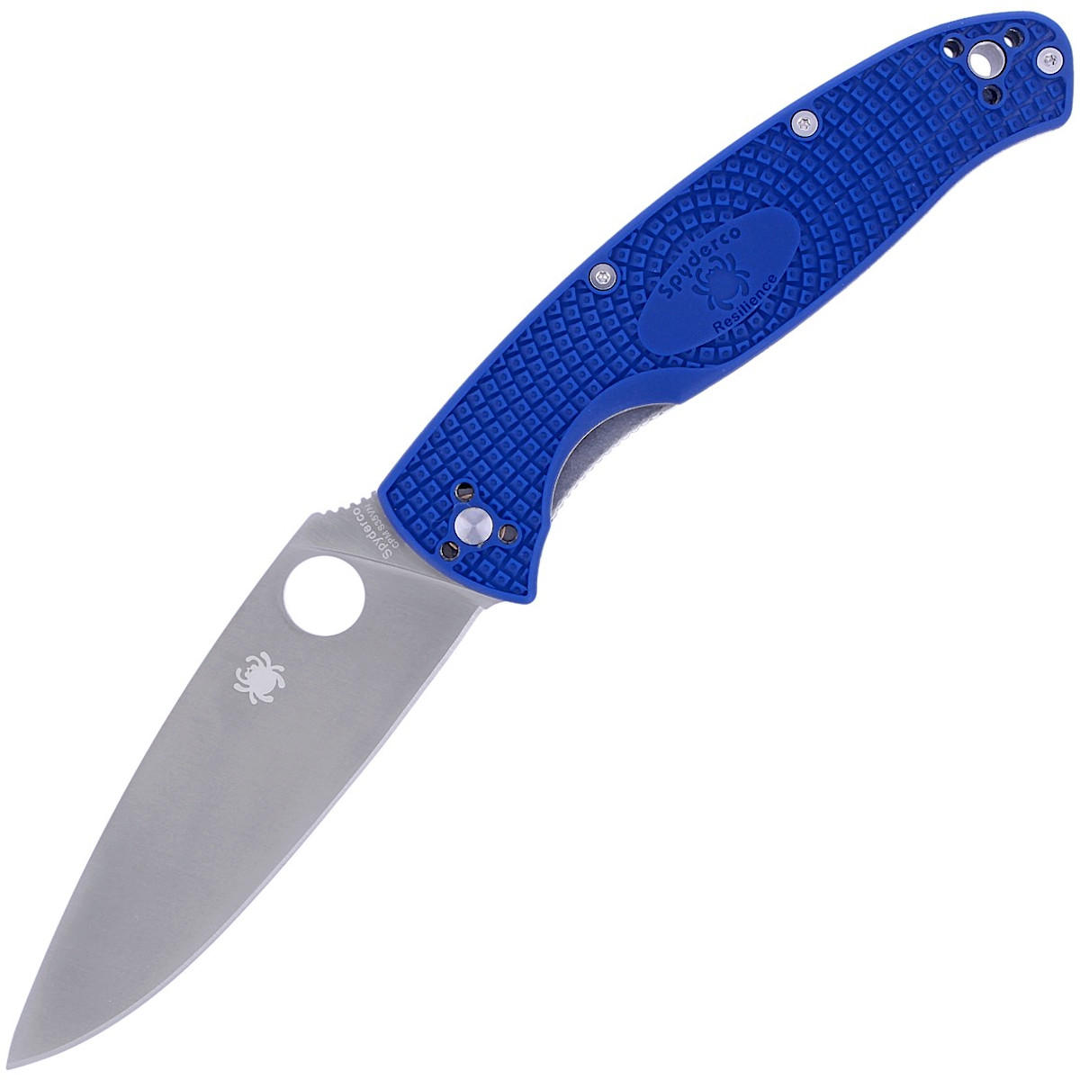 Noz-edc-skladany-Spyderco-Resilience-Lightweight-Blue-CPM-S35VN-Plain