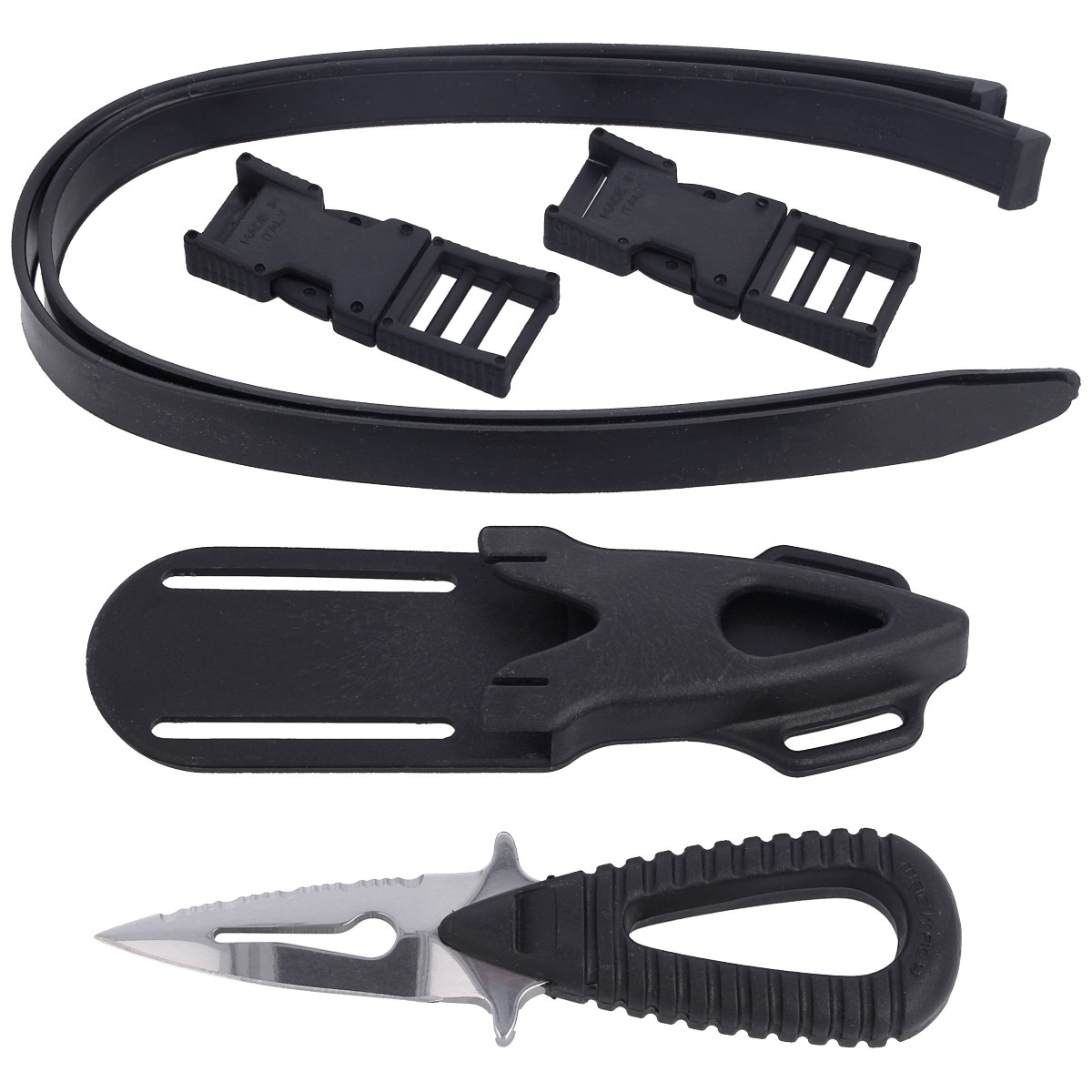 Noz-nurkowy-MAC-Coltellerie-Black-ABS-MICROSUB-RACE