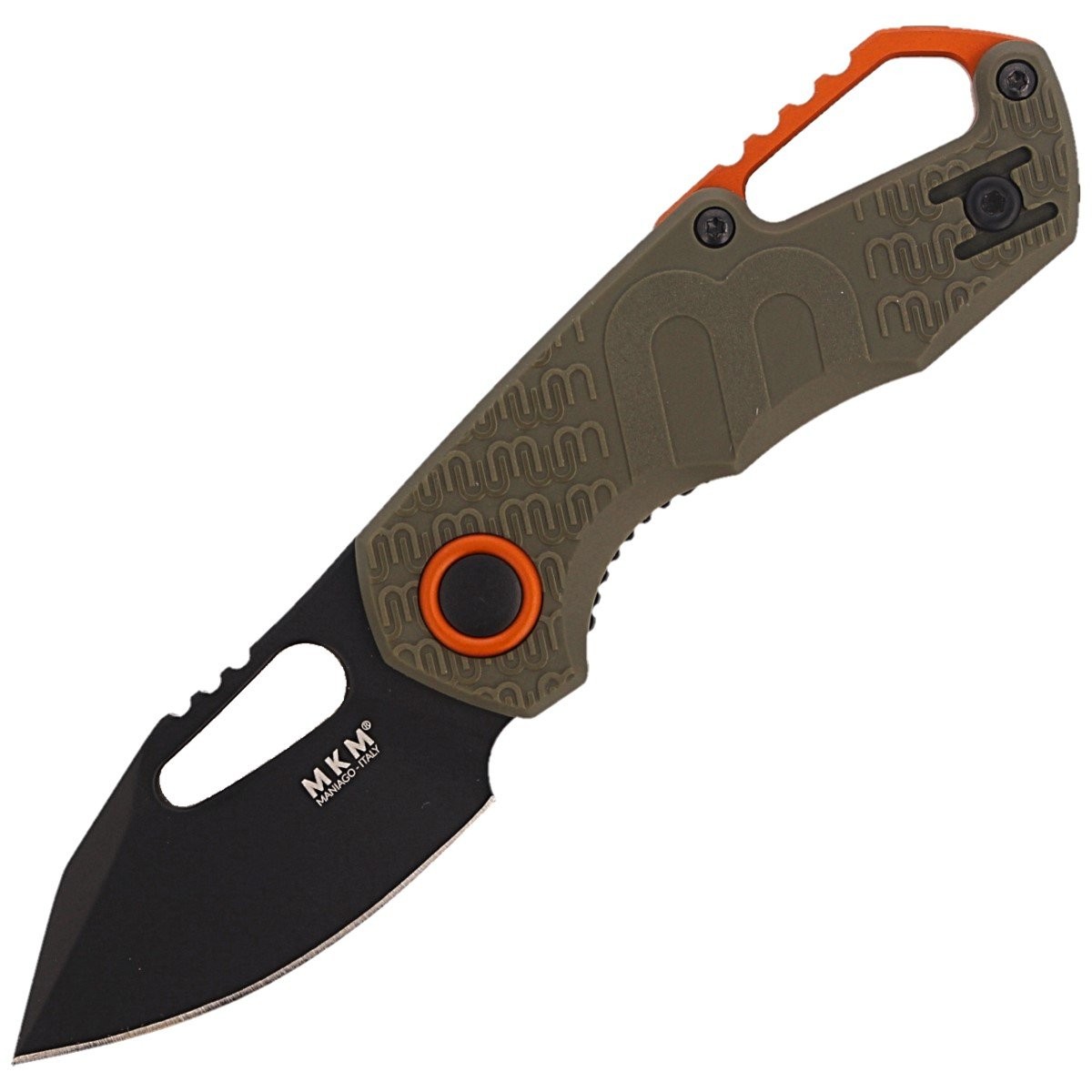 Noz_MKM_Isonzo_Clip_Point_Green_FRN, Black_Idroglider_by_Voxnæs_MKFX03-3PGO