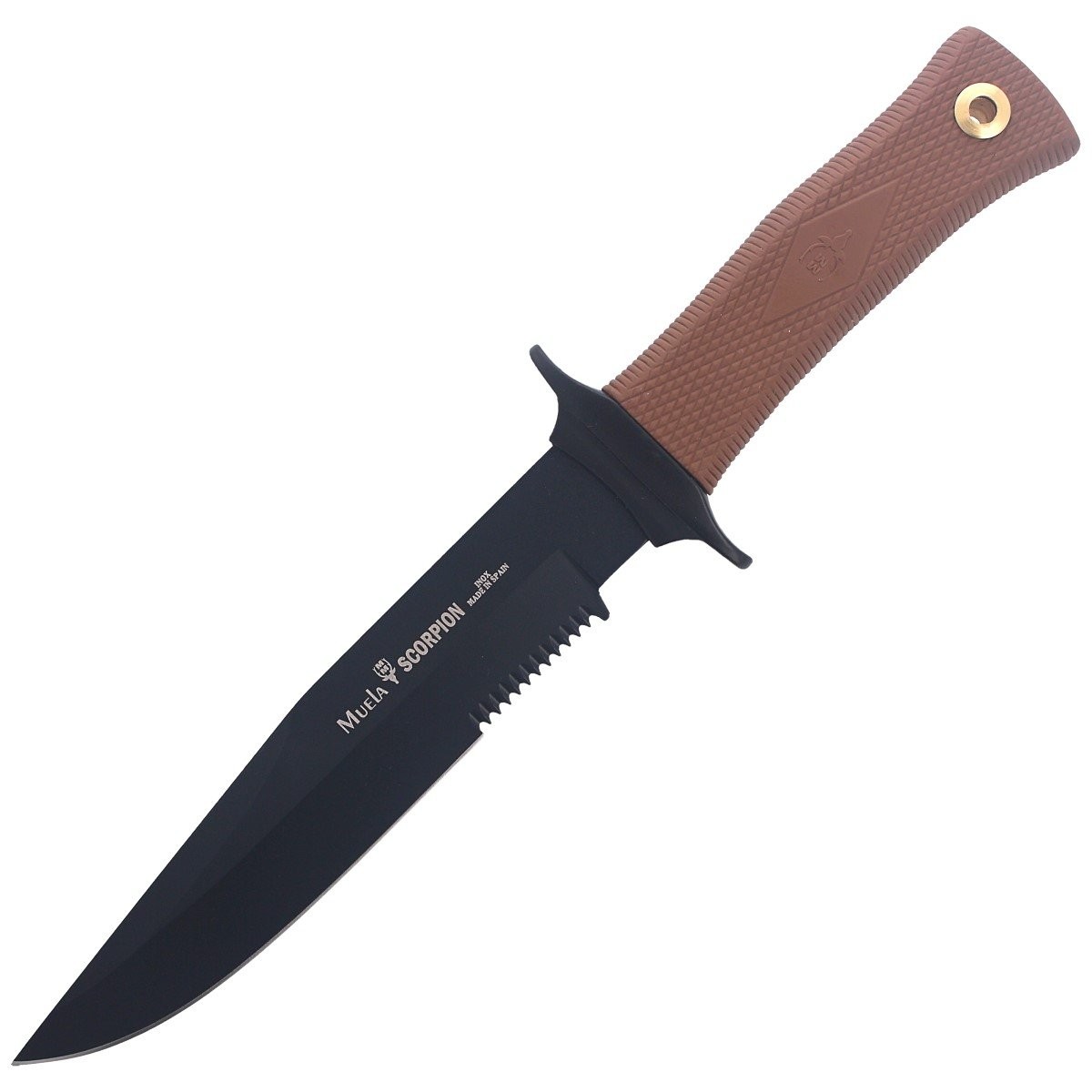 Noz_Muela_Tactical_Rubber_Handle_180mm_SCORPION-18NM