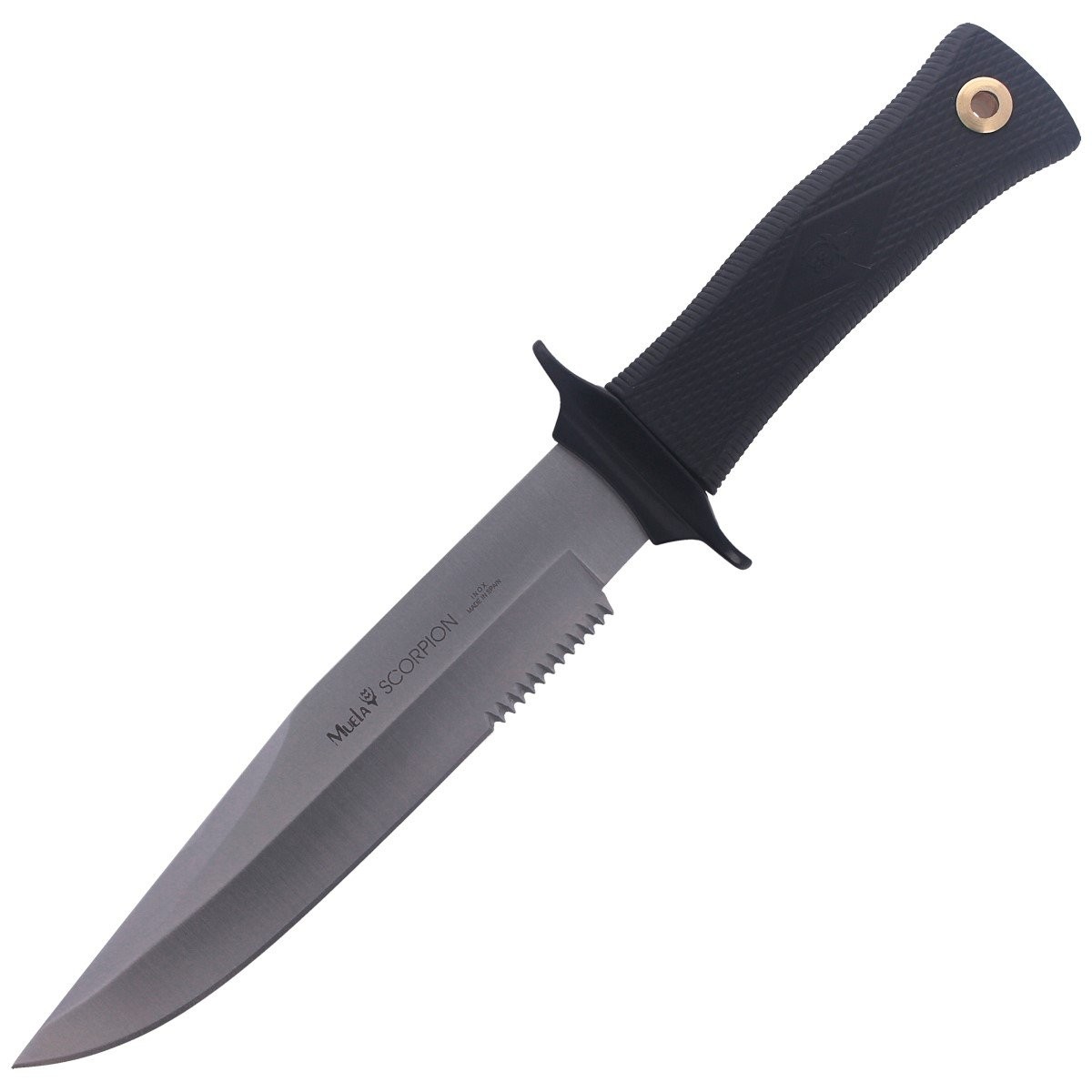 Noz_Muela_Tactical_Rubber_Handle_180mm_SCORPION-18W