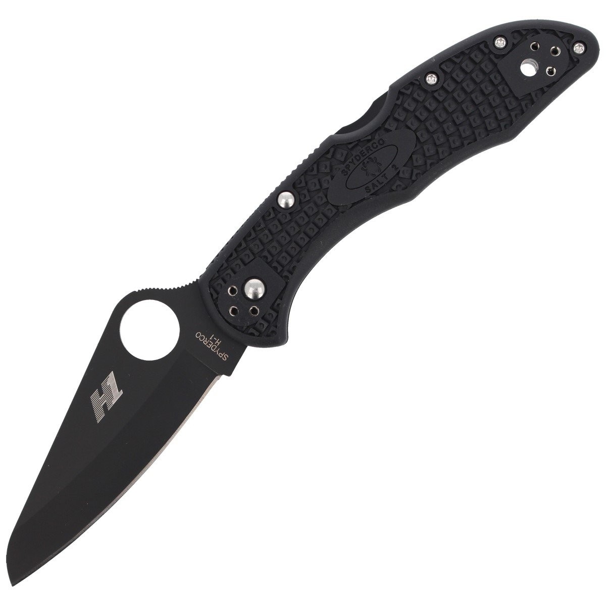 Noz_SPYDERCO_SALT_2_FRN_BLACK _BLACK_BLADE_PLAIN_C88PBBK2
