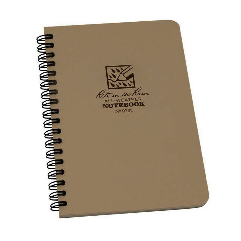 Rite in the Rain - Notes-wodoodporny - 4 5-8 x 7 - 973T - Tan