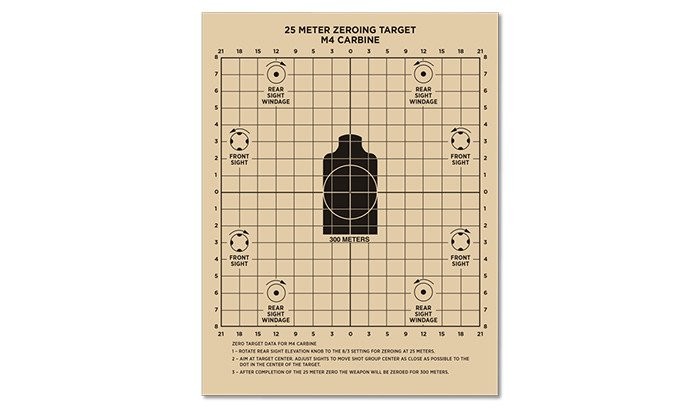Rite in the Rain - Tarcza do zerowania 25 Meter Zeroing Target - 9125