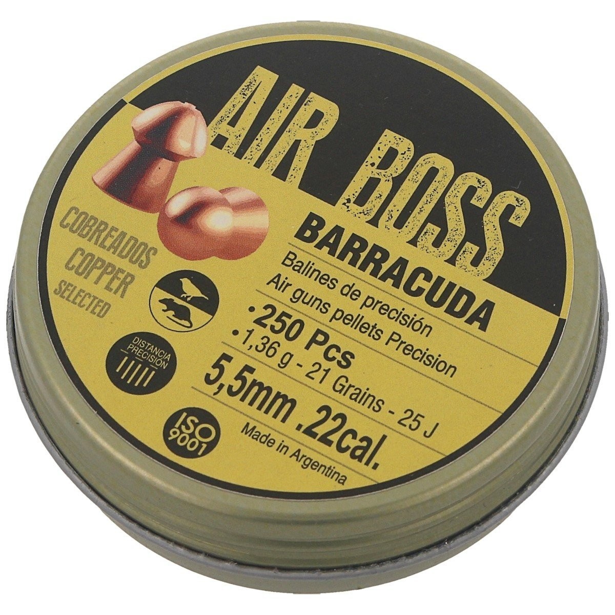 SRUT_APOLO_AIR_BOSS_BARRACUDA_COPPER_5.52MM_250SZT_E30001-2_lentus_militaria