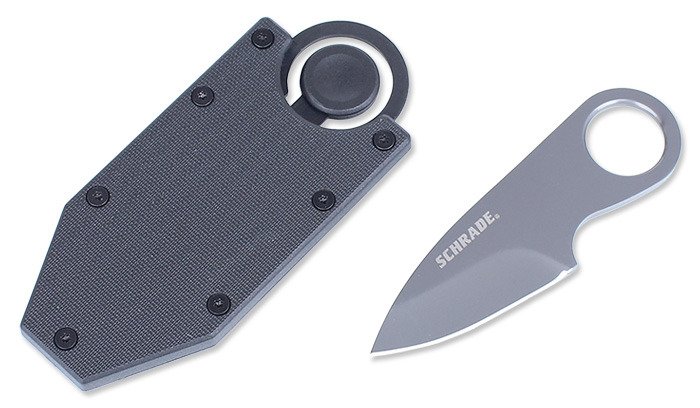Schrade-Noz-kieszonkowy-Pocket-Money-Card-Clip-Full-Tang-Fixed-Blade-SCHCC1