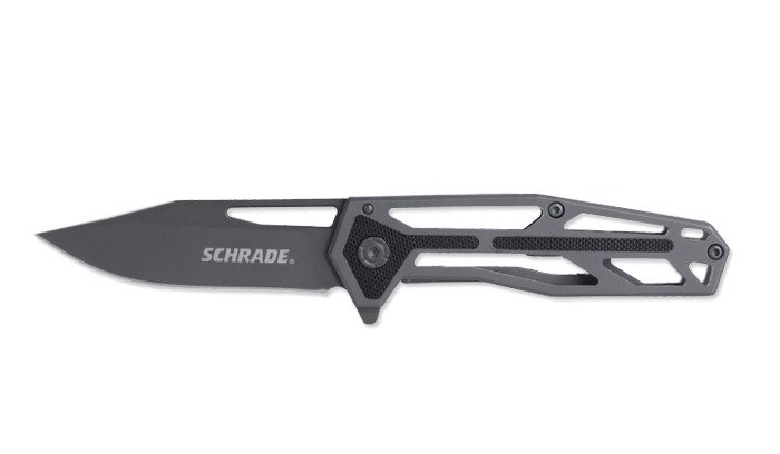 Schrade-Noz-skladany-Clip-Point-Blade-Cage-Handle-Ultra-Glide-R-Folding-Knife-1084283
