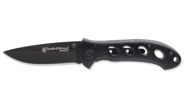 Smith & Wesson - Noz-skladany-Oasis-Titanium-Finish - SW423B