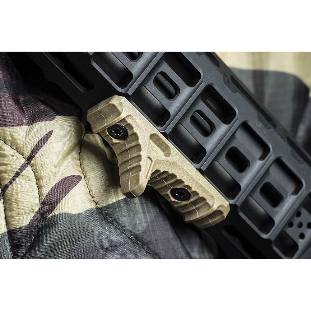 Strike Industries - Chwyt-LINK-KeyMod -M-LOK-Polymer Anchor Hand Stop - Flat Dark Earth - SI-LINK-ANCHOR-FDE