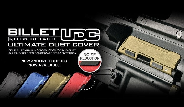 Strike Industries - Klapka-wyrzutnika-lusek-BUDC-Billet-Ultimate-Dust Cover - Flat Dark Earth - AR-BUDC-223-FDE