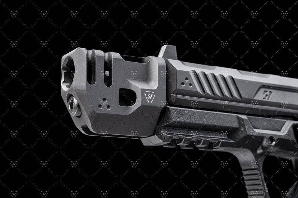 Strike Industries - Kompensator-Mass Driver Comp do Glock 17 Gen3 - Czarny - SI-G3-MDCOMP-S