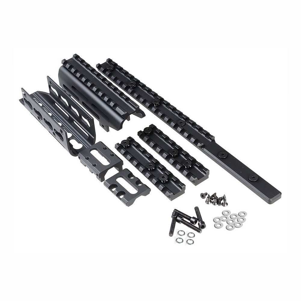 Strike Industries - Loze AK-TRAX-KeyMod-Handguard-Rail System - SI-AK-TRAX2-BK