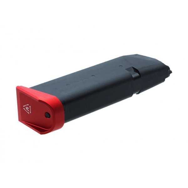 Strike Industries - Stopka-magazynka-Glock Aluminum Base Plate - Czerwony - SI-G-ALBP-RED