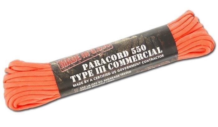 Teesar Inc. - Paracord-4 mm - 15,25m - Safety Orange - 15945014