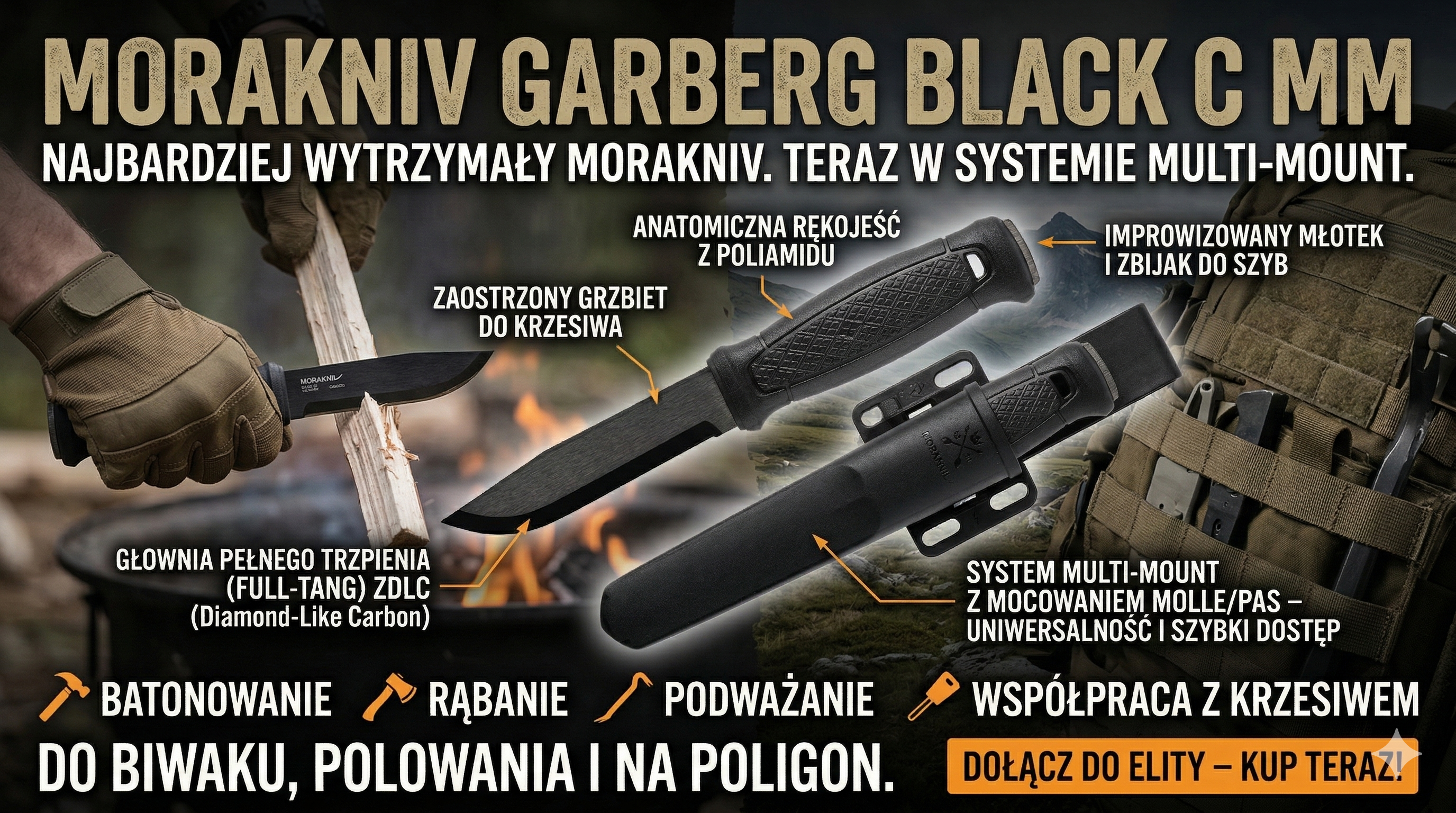 Nozę turystyczne Mora