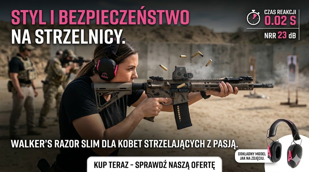 Ochronniki słuchu strzeleckie Walker s Slim