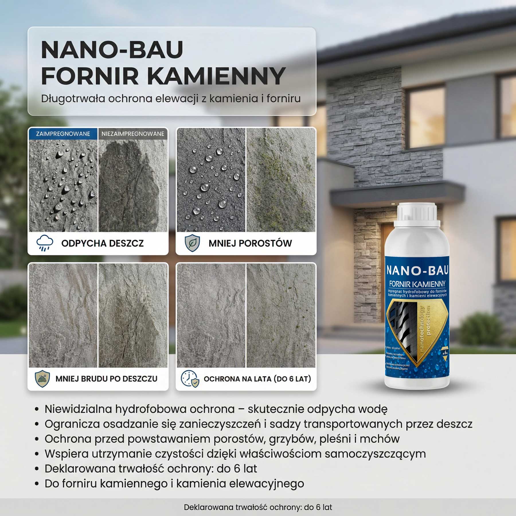 Impregnat - fornnir kamienny - Nano - BAU
