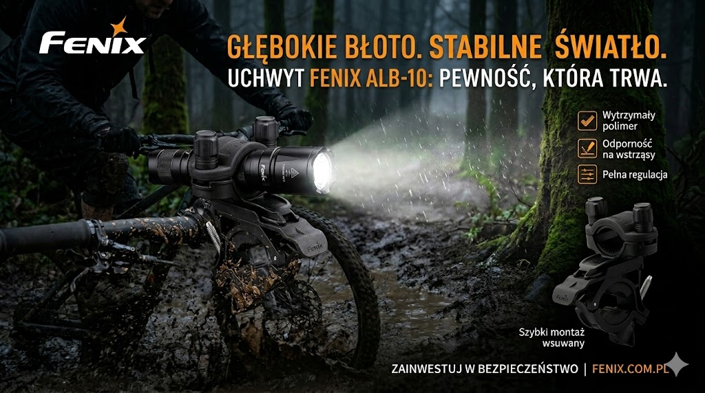 Uchwyt rowerowy na latarkę Fenix