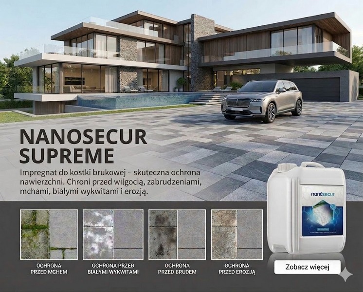 Nanosecuir Impregnat do kostki brukowej 
