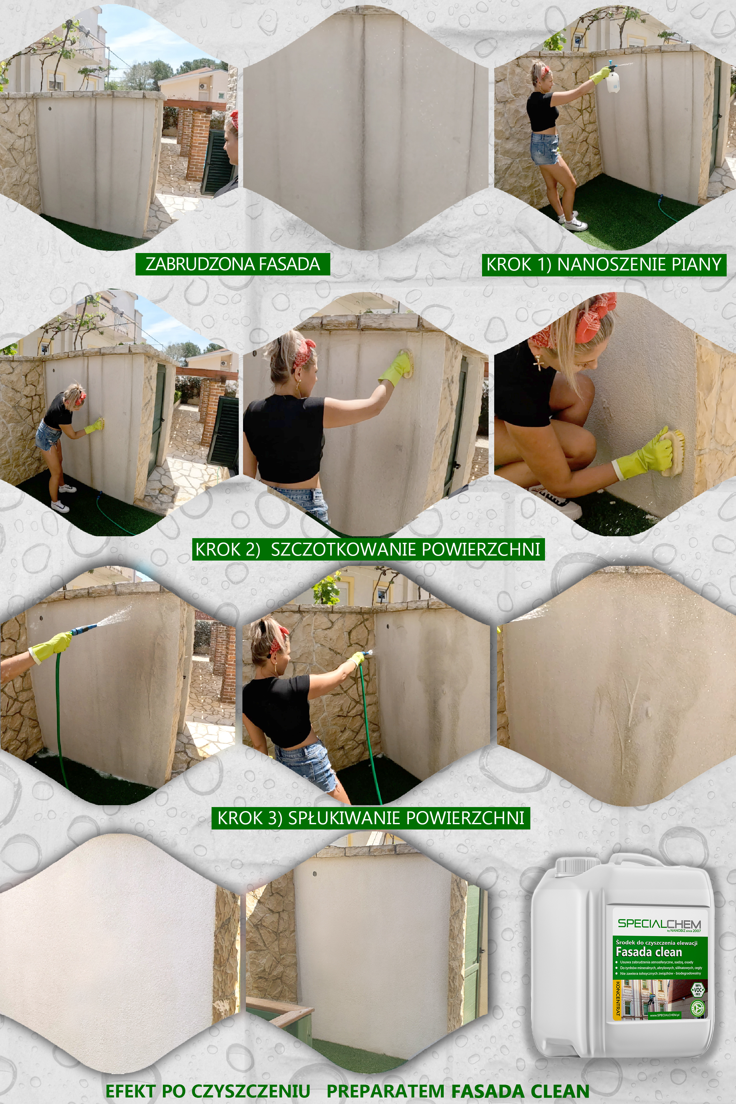 kROK PO KROKU INSTRUKCJA APLIKACJI fASADA cLEAN