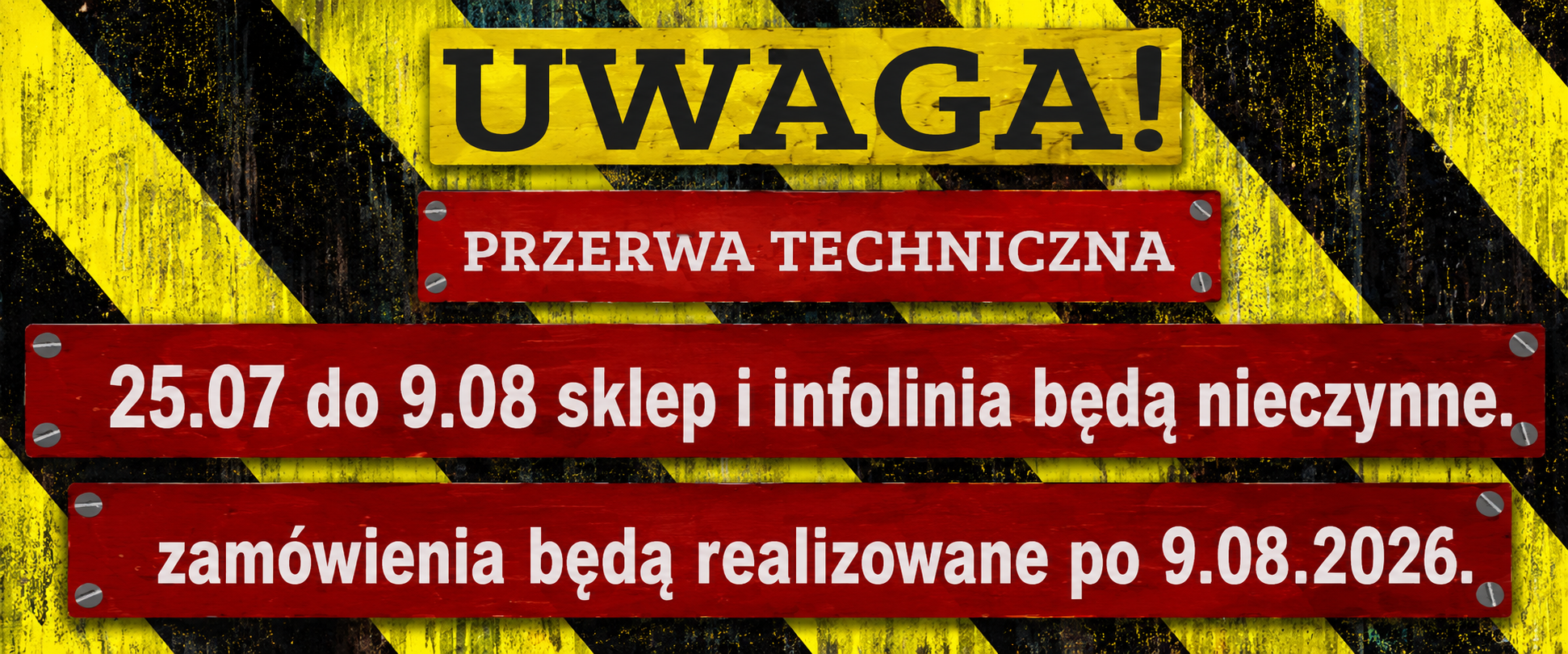 Przerwa technicznam 2026